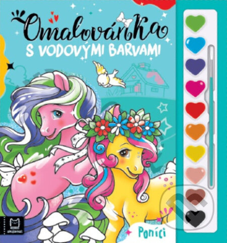 Omalovánka s vodovými barvami Poníci Aksjomat s.r.o.