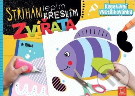 Stříhám, lepím, kreslím Zvířata - Kreativní vystřihovánky Aksjomat s.r.o.