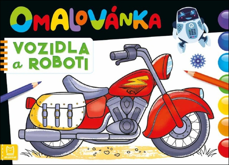 Omalovánka Vozidla a roboti Aksjomat s.r.o.