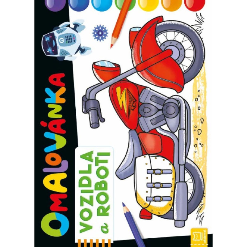 Omalovánka Vozidla a roboti Aksjomat s.r.o.