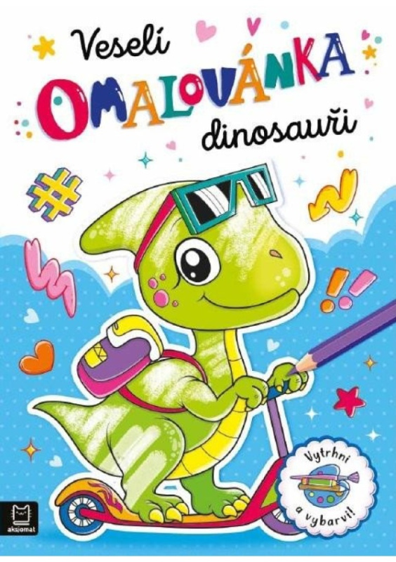 Omalovánka Veselí dinosauři Aksjomat s.r.o.