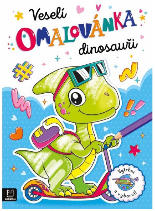Omalovánka Veselí dinosauři Aksjomat s.r.o.