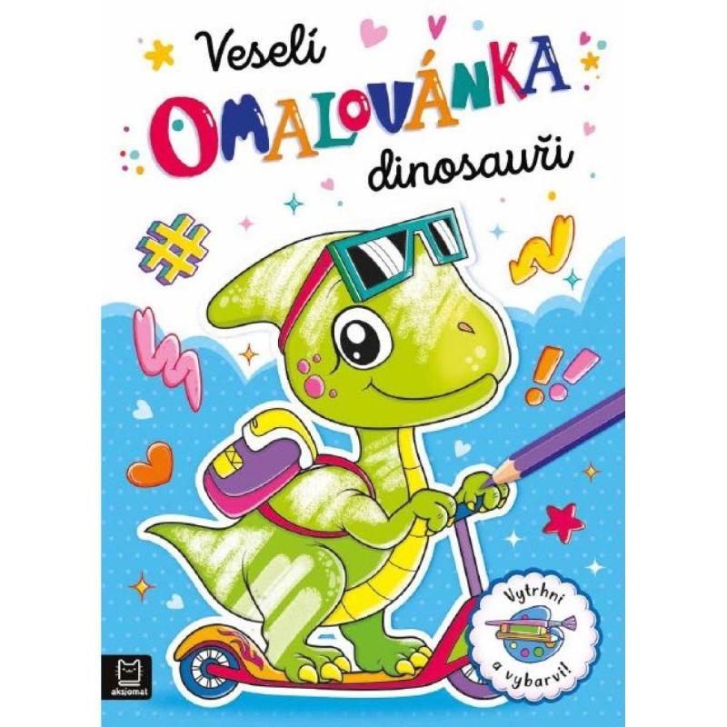 Omalovánka Veselí dinosauři Aksjomat s.r.o.
