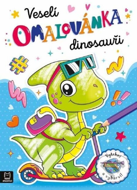 Omalovánka Veselí dinosauři Aksjomat s.r.o.