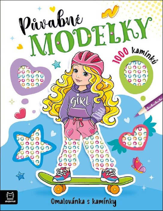 Půvabné modelky (Omalovánka s kamínky) - Agata Kaczyńska