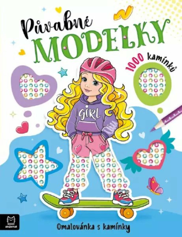 Půvabné modelky (Omalovánka s kamínky) - Agata Kaczyńska