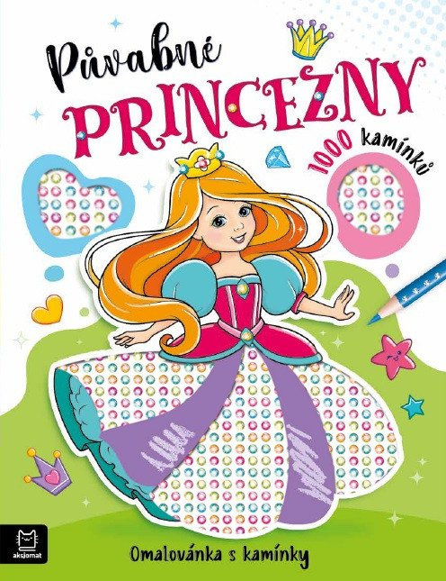 Půvabné princezny (Omalovánka s kamínky) - Agata Kaczynska