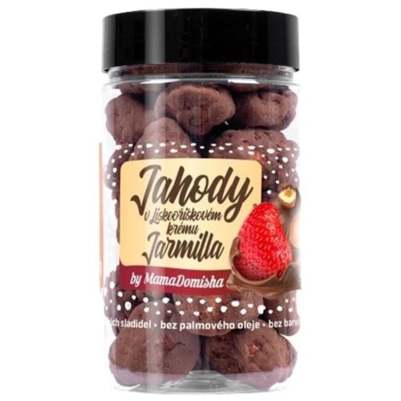 Grizly Jahody v mléčné čokoládě s krémem Jarmilla by Mamadomisha