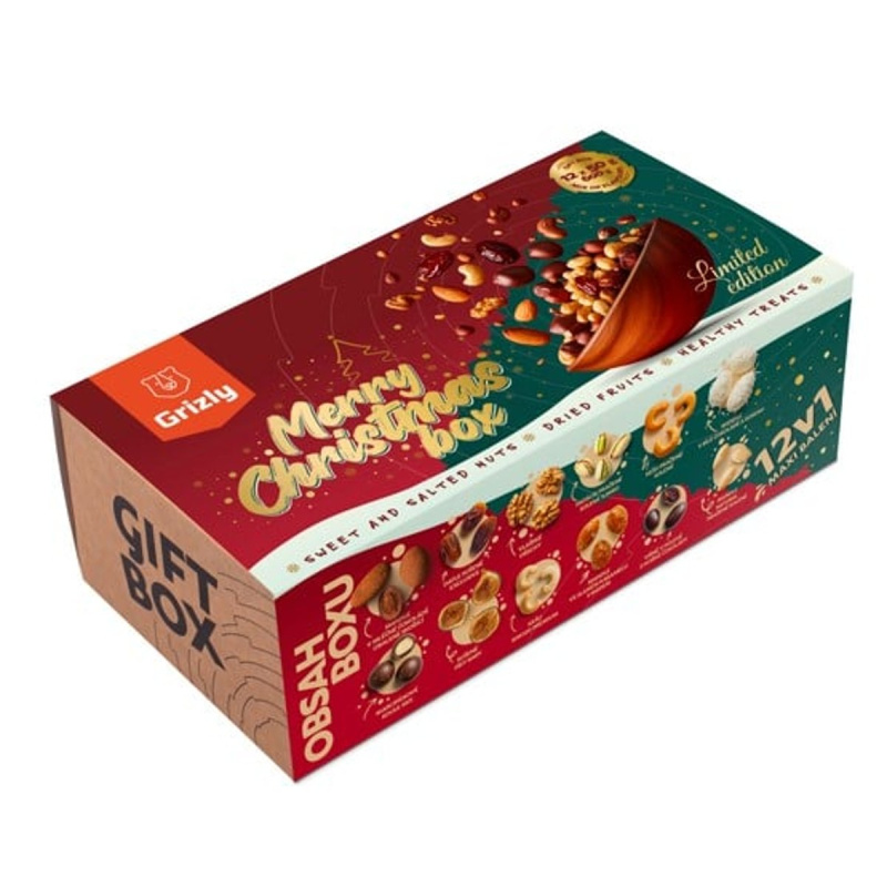 Grizly Merry Christmas box