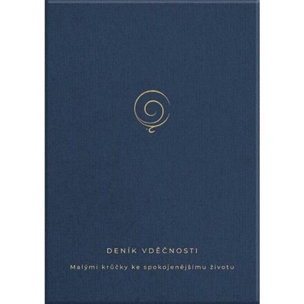 Deníku vděčnosti - modrý