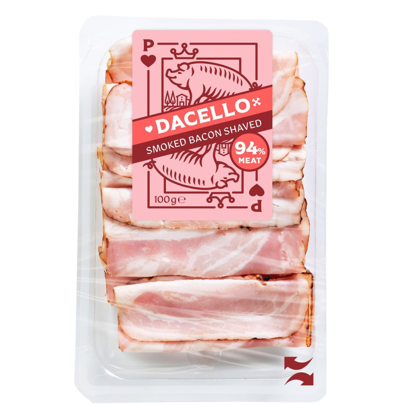 Dacello Anglická slanina shaved 94 %