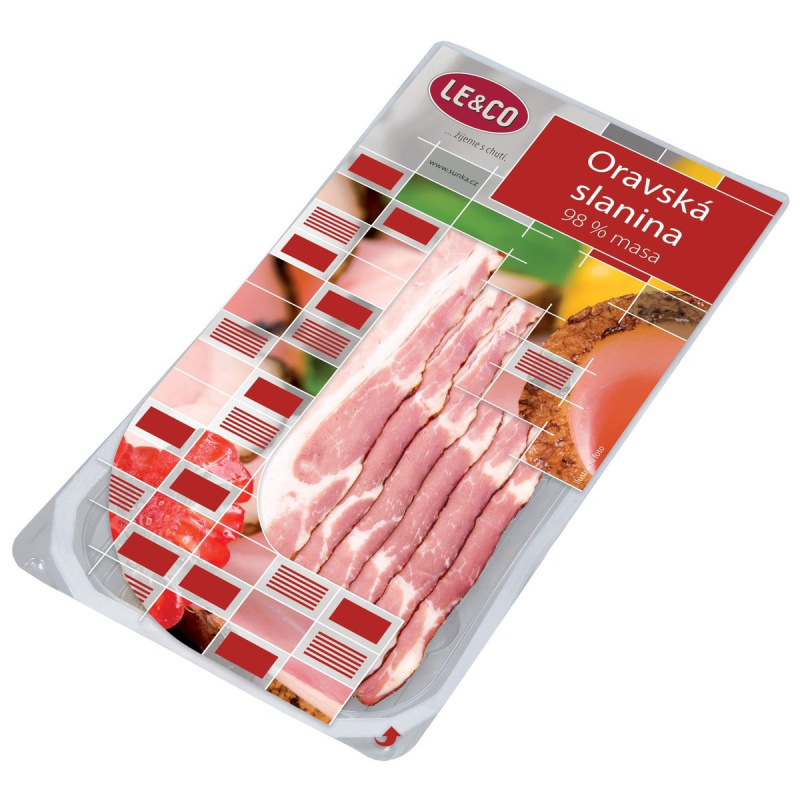 LE&CO Oravská slanina s obsahem masa 98 %