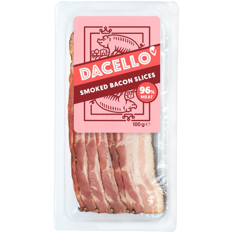 Dacello Anglická slanina plátky 96 %