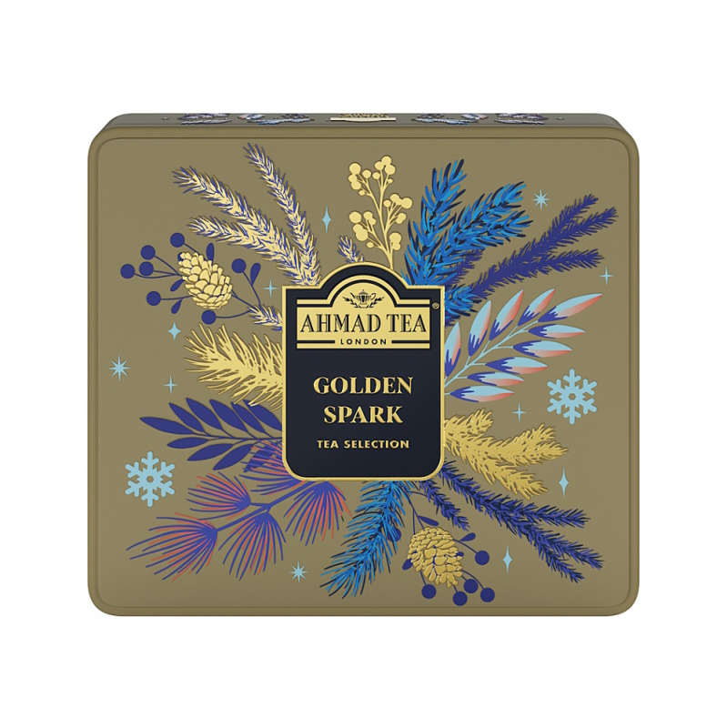 AHMAD TEA Golden spark kolekce porcovaných čajů 32 sáčků