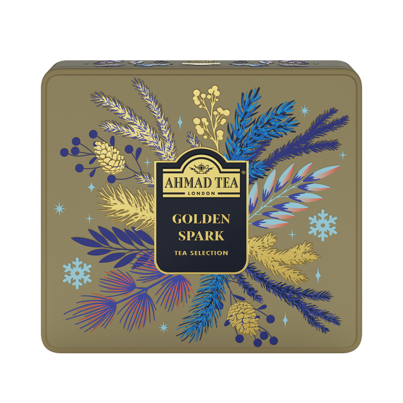 AHMAD TEA Golden spark kolekce porcovaných čajů 32 sáčků