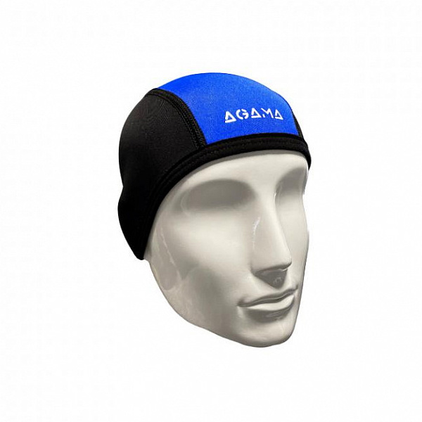 Neoprenová čepice Agama Wave černo-modrá 52-58 cm