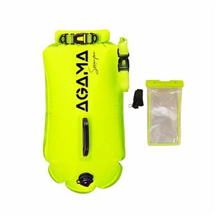 Plavecká bójka a suchý vak Agama SWIM PRO 28 L oranžová