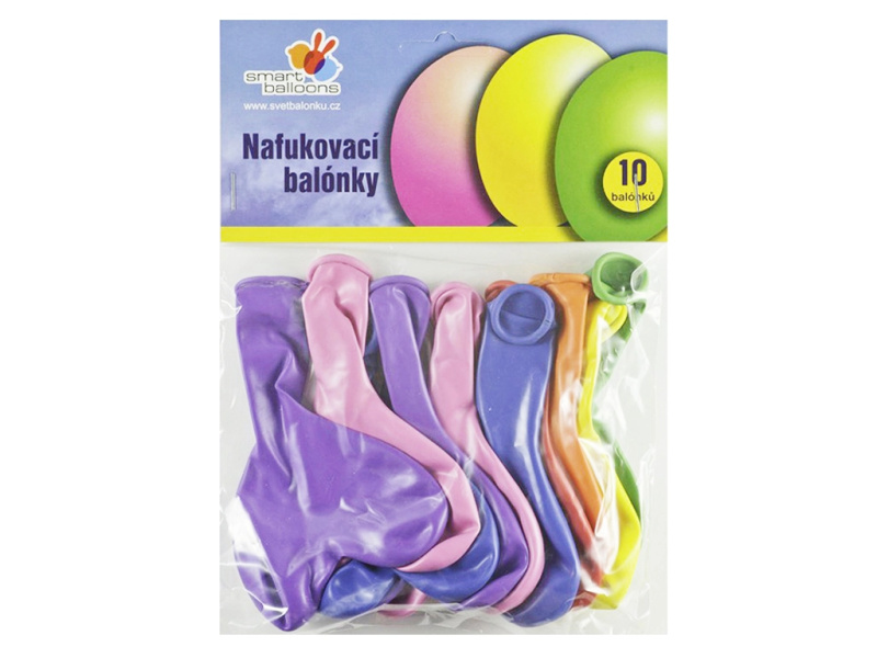 Balónek nafukovací - sada 10ks SRDCE