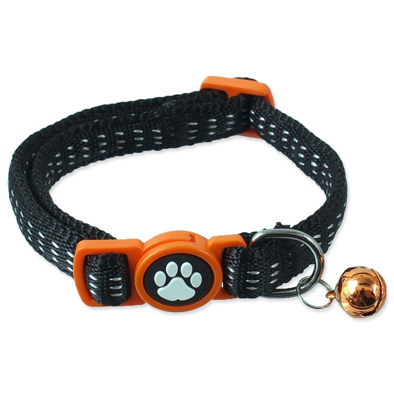 Obojek MAGIC CAT Nylon černý XS 1 ks