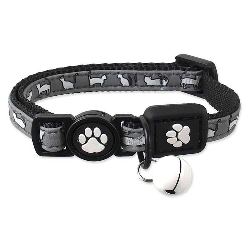 Obojek ACTIVE CAT Reflective černý XS 1 ks