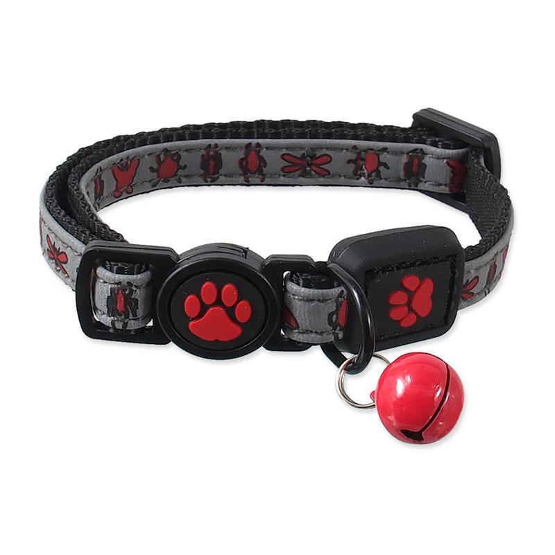 Obojek ACTIVE CAT Reflective červený XS 1 ks