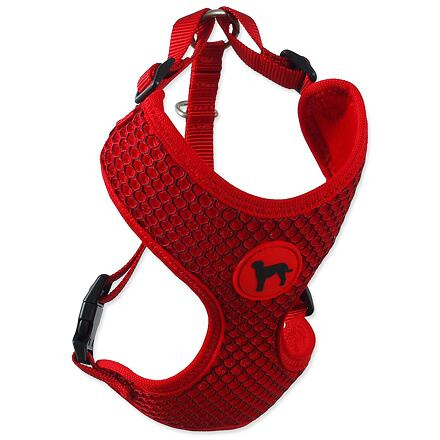 Postroj ACTIVE DOG Mellow červený M 1 ks