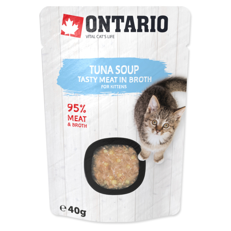 Polévka ONTARIO Kitten tuňák 40 g