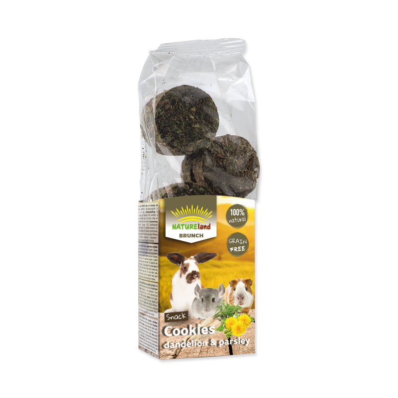 Pochoutka NATURE LAND Brunch sušenky s pampeliškou a petrželí 120 g