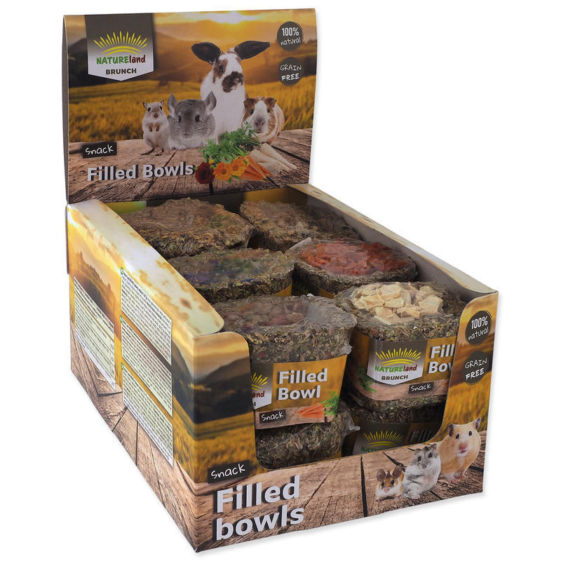 Displej NATURE LAND Brunch Chutné košíčky 12x75g