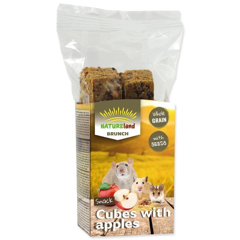 Pochoutka NATURE LAND Brunch celozrnné kostky s jablkem 90 g