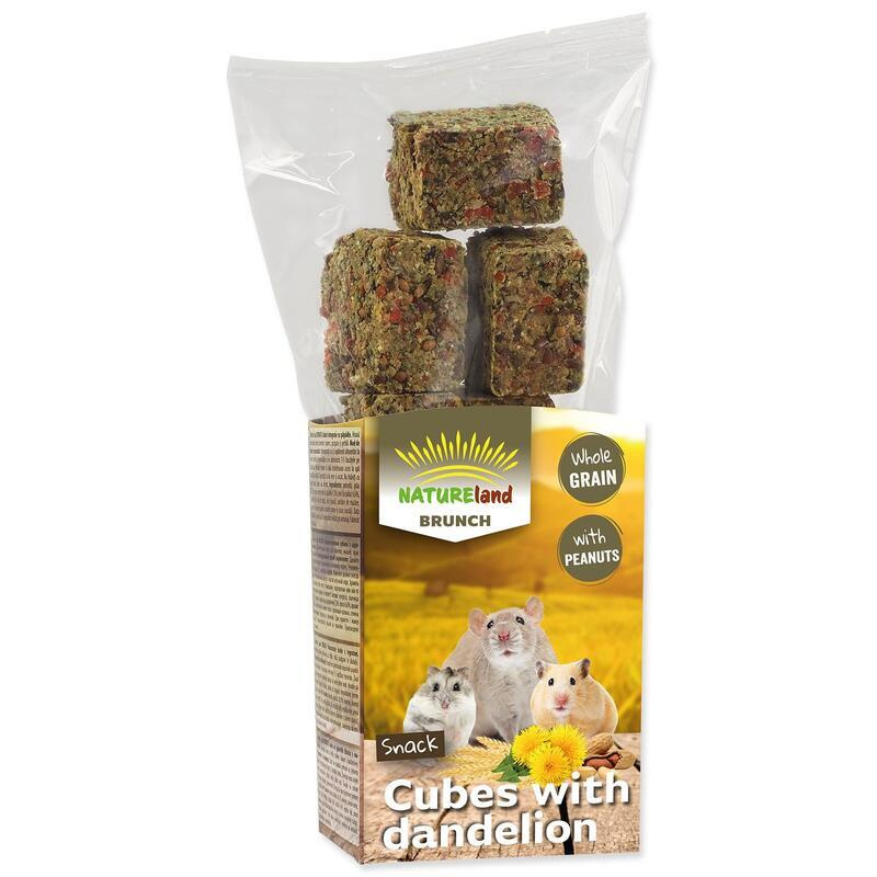 Pochoutka NATURE LAND Brunch celozrnné kostky s pampeliškou 90 g