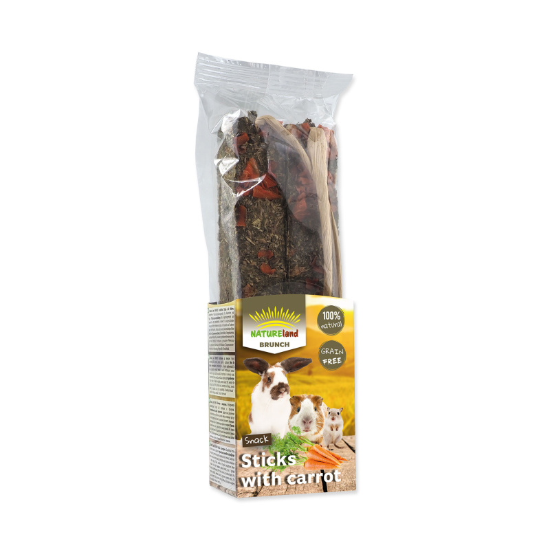 Tyčinky NATURE LAND Brunch s mrkví 2 ks