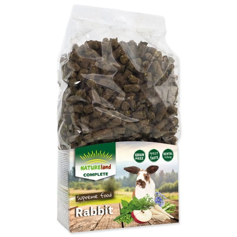Krmivo NATURE LAND Complete pro králíky a zakrslé králíky MONO 1,7 kg