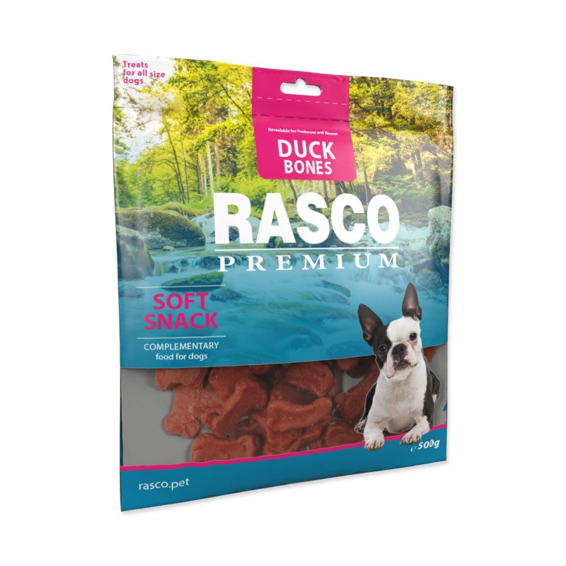 Pochoutka RASCO mini kosti z kachního masa 500 g