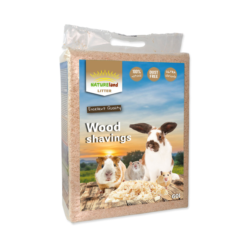Hobliny NATURE LAND Litter 60L 3,2 kg