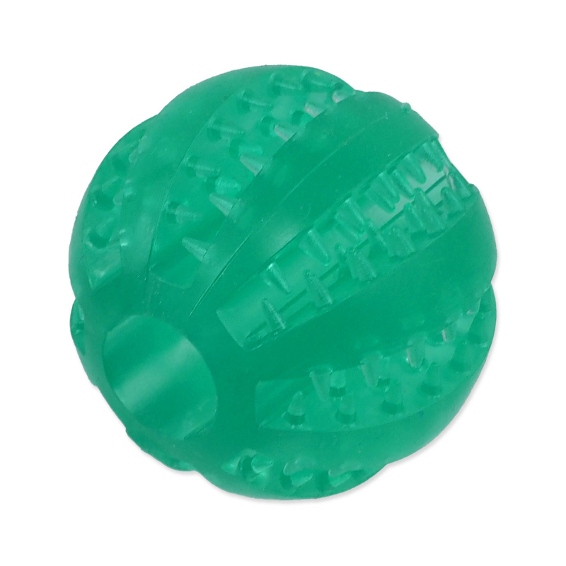 Míček DOG FANTASY DENTAL MINT zelený 5 cm