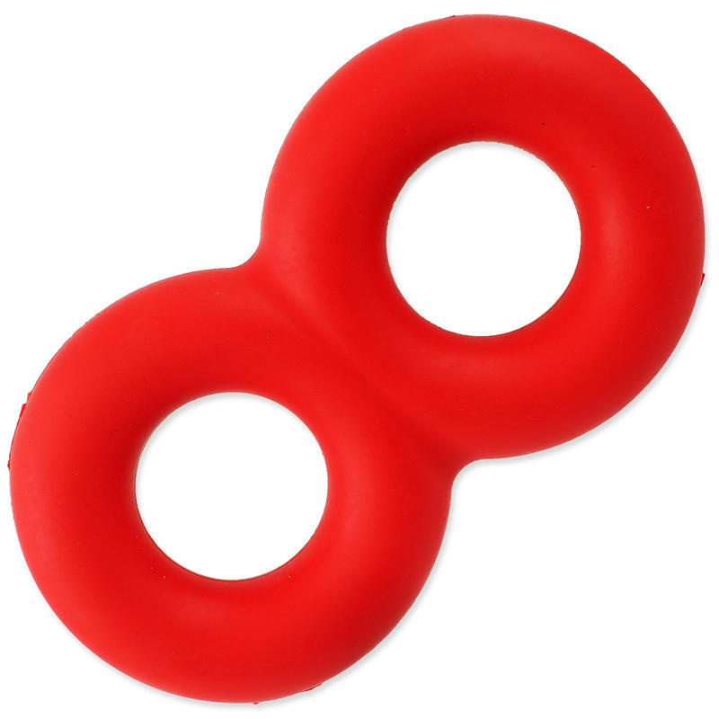 Hračka DOG FANTASY osmička červená 22,5 cm