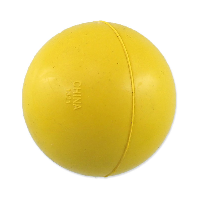 Míček DOG FANTASY tvrdý žlutý 5cm 1 ks