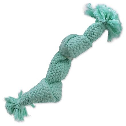 Uzel DOG FANTASY pískací 2 knoty modrý, 22 cm