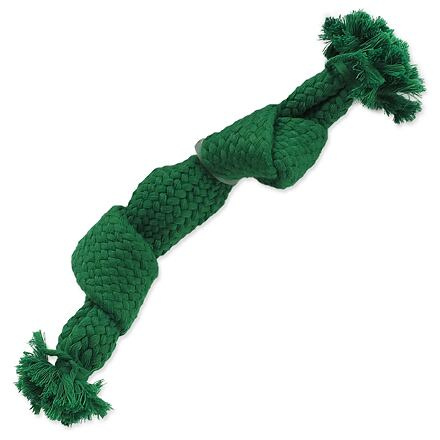 Uzel DOG FANTASY pískací 2 knoty zelený, 22 cm