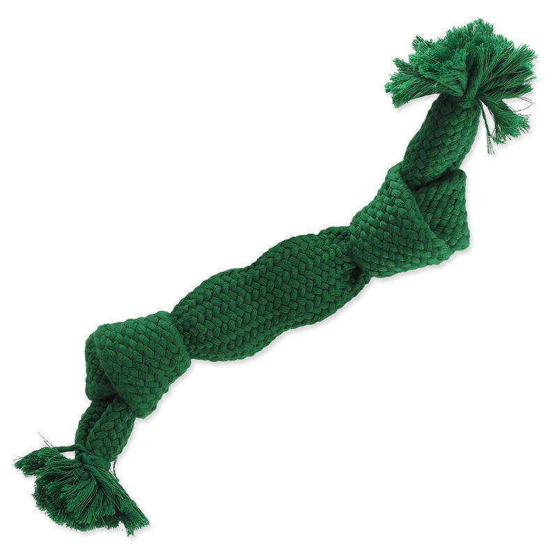 Uzel DOG FANTASY pískací 2 knoty zelený, 35 cm