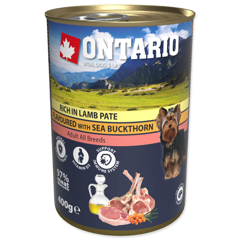 Konzerva ONTARIO jehněčí paté s bylinkami 400 g