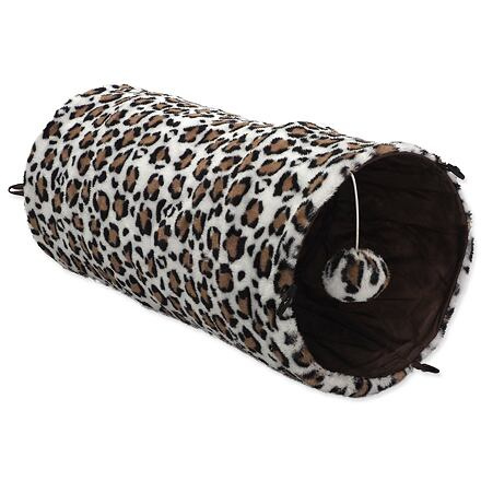 Tunel MAGIC CAT plyšový šustící leopard 50 cm