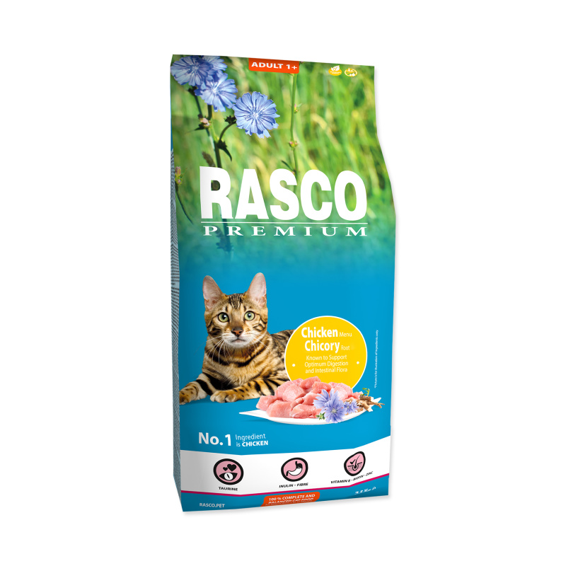 Granule RASCO Premium Adult kuřecí s čekankou 7,5 kg