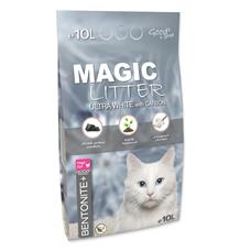 Kočkolit MAGIC LITTER Bentonite Ultra White with Carbon 10 l