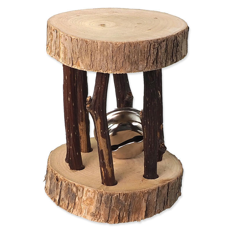 Hračka SMALL ANIMALS dřevěná - váleček 9 cm