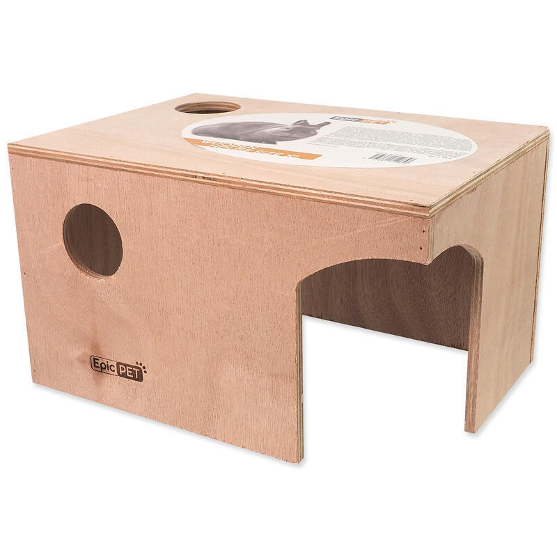 Domeček EPIC PET dřevěný XL 35 cm