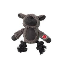 Hračka DF Snuggle mix zvířat s uzly a pískátkem 21cm