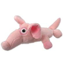 Hračka DF Silent Squeak slon růžový 26cm