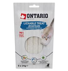 Ontario pochoutka lízací extra tuňák a treska 5x14g